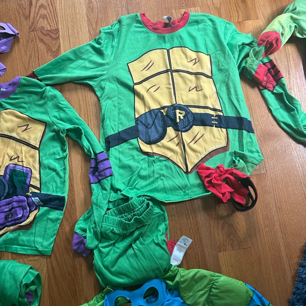 Kids Ninja Turtle Costume Set - Green